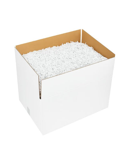 White Crinkle Cut Paper 40 LB Box