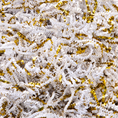 Metallic and Diamond Crinkle Cut Paper 10 LB Box