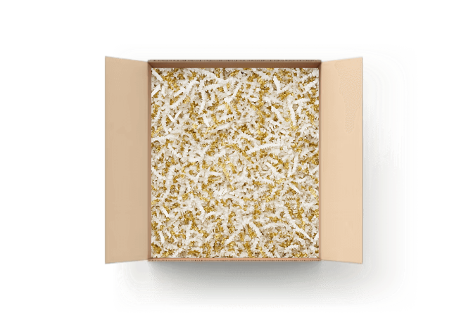 Metallic and Diamond Crinkle Cut Paper 10 LB Box